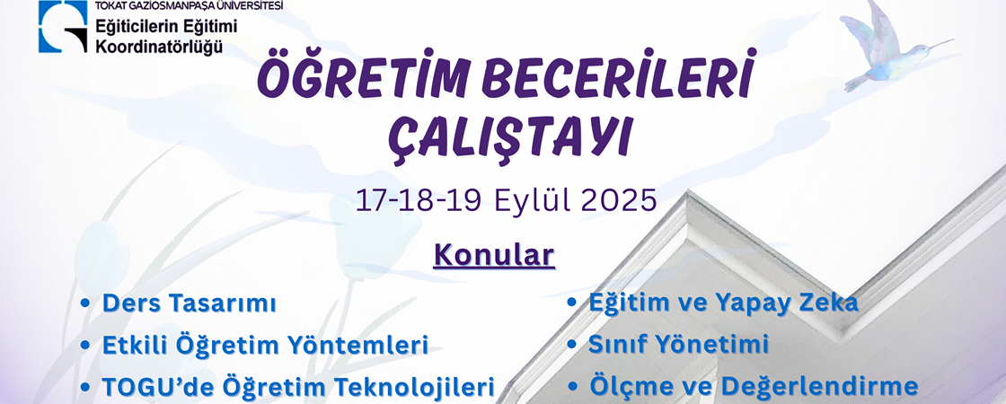 🎓ÖĞRETİM BECERİLERİ ÇALIŞTAYI